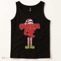 Christmas Grandma Elf Tank Top thumb 2