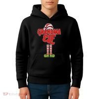 Christmas Grandma Elf Kids Hoodie thumb 4