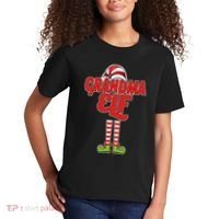 Christmas Grandma Elf Kids T-Shirt thumb 2