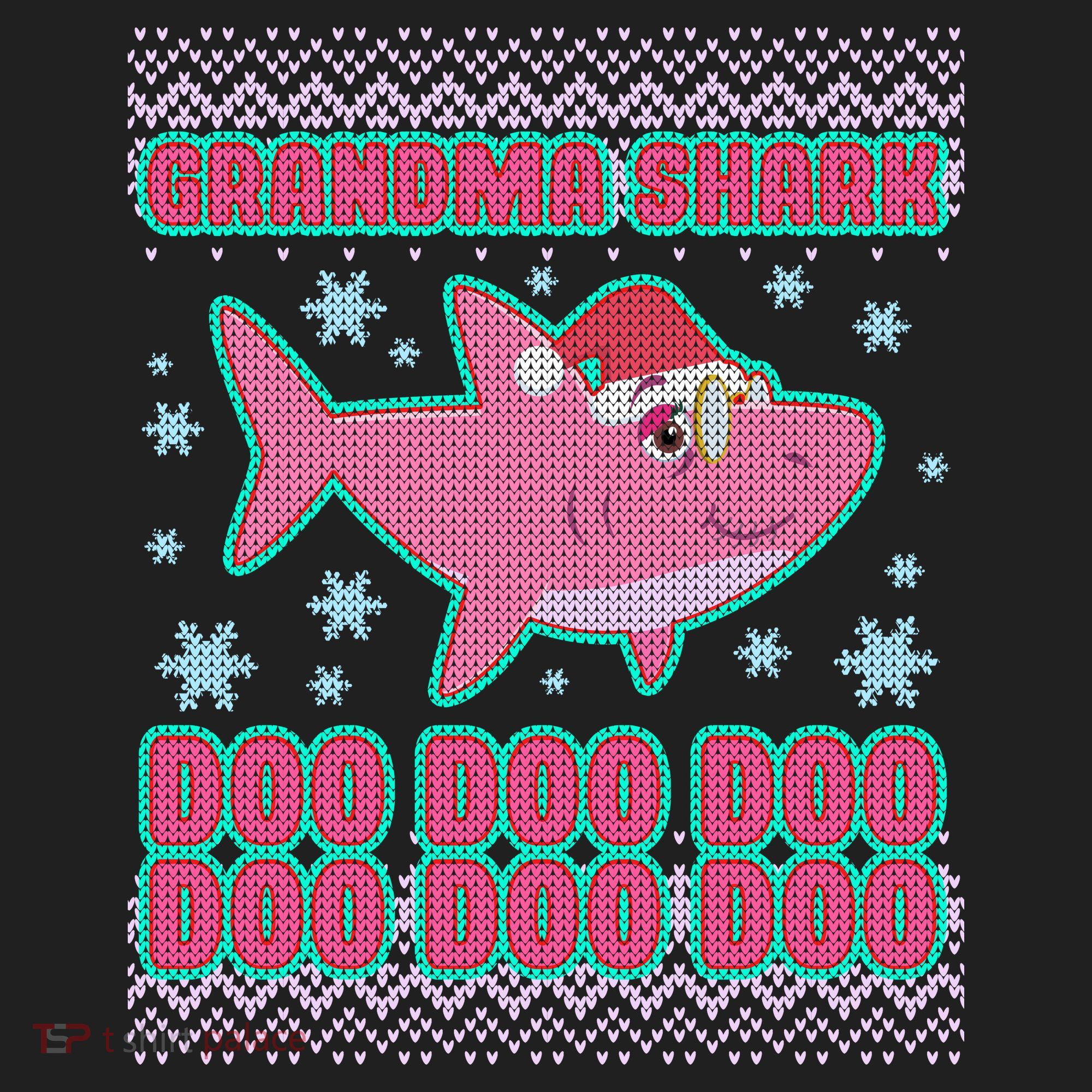 Christmas Grandma Shark Doo Doo Doo Women's Sweatshirt