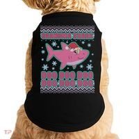 Christmas Grandma Shark Doo Doo Doo Doggie Tank thumb 0