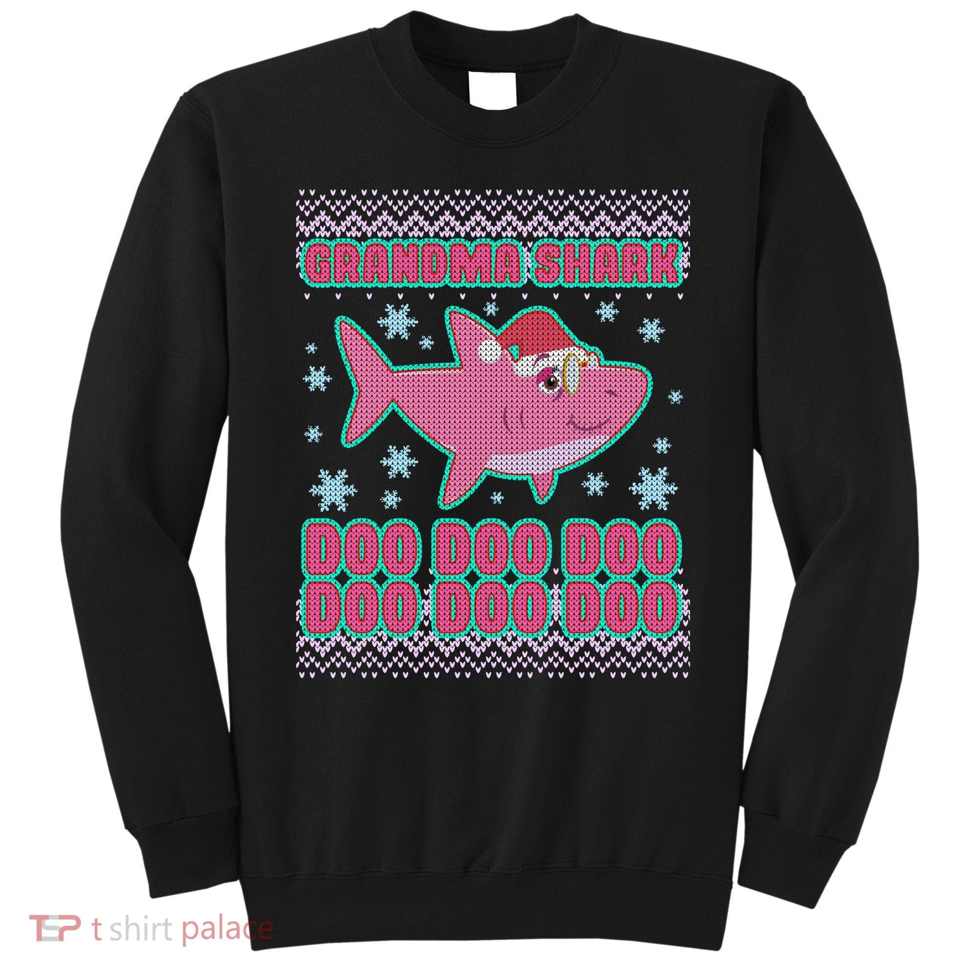 Christmas Grandma Shark Doo Doo Doo Sweatshirt
