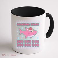 Christmas Grandma Shark Doo Doo Doo Coffee Mug thumb 1