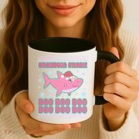 Christmas Grandma Shark Doo Doo Doo Coffee Mug thumb 3