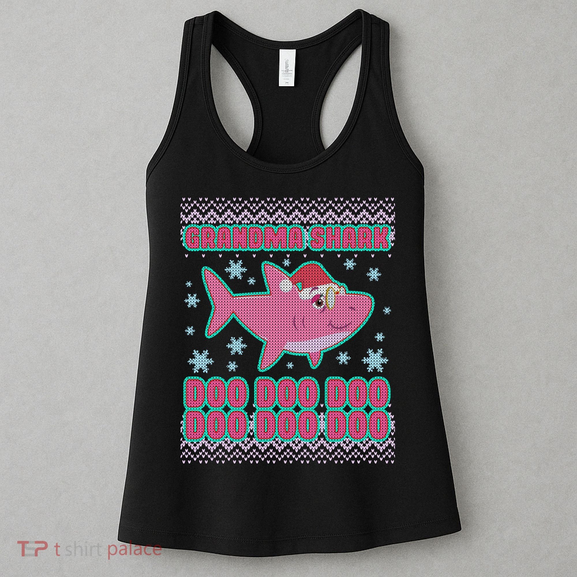 Christmas Grandma Shark Doo Doo Doo Women's Tank Top