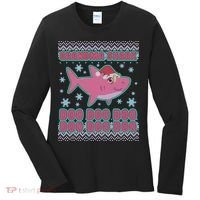 Christmas Grandma Shark Doo Doo Doo Women's Long Sleeve Shirt thumb 0