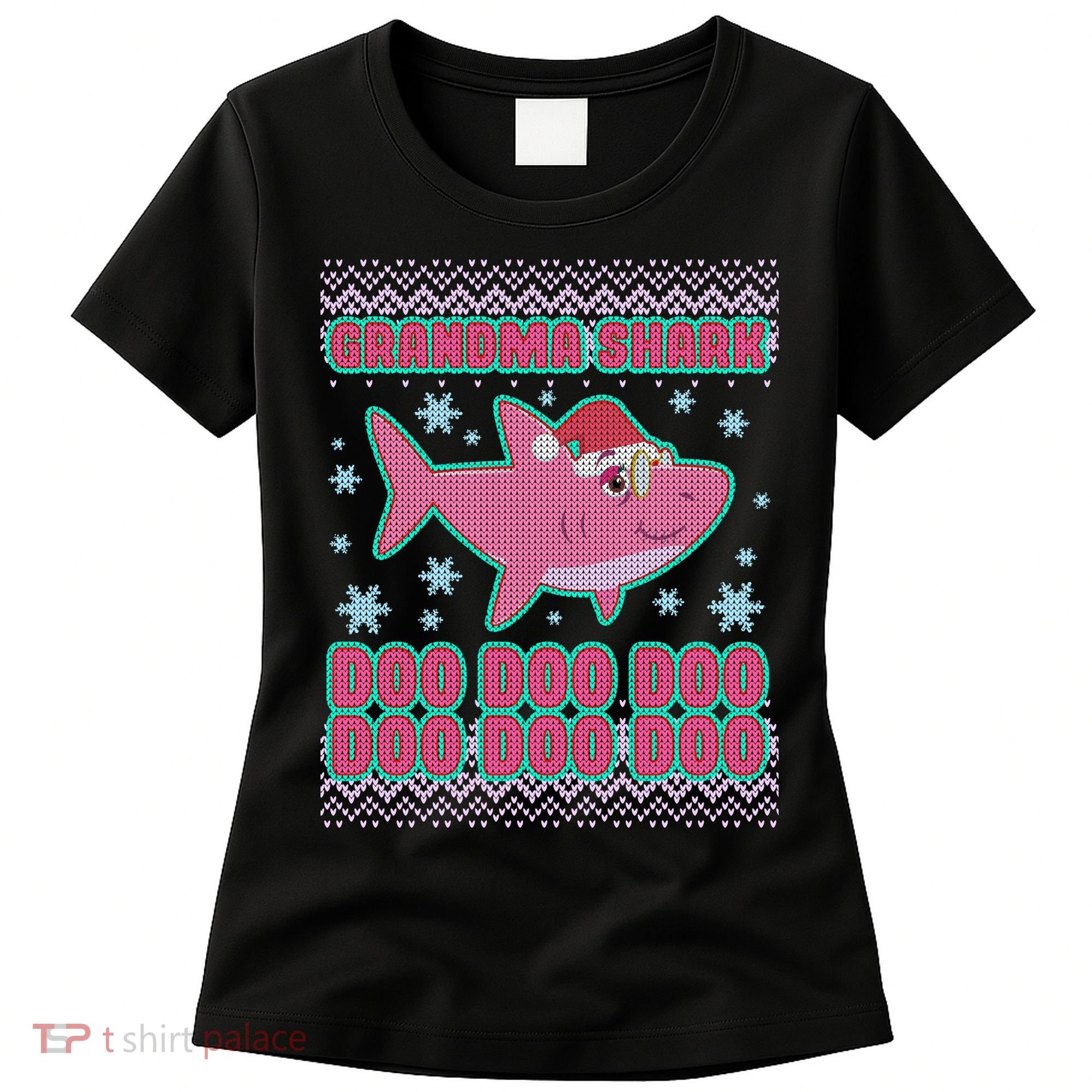 Christmas Grandma Shark Doo Doo Doo Women's T-Shirt