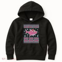 Christmas Grandma Shark Doo Doo Doo Kids Hoodie thumb 0