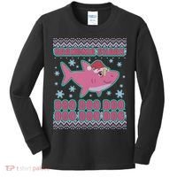 Christmas Grandma Shark Doo Doo Doo Kids Long Sleeve Shirt thumb 0
