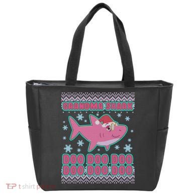 Christmas Grandma Shark Doo Doo Doo Tote Bag