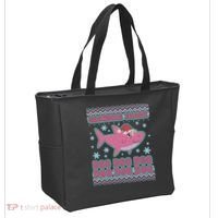 Christmas Grandma Shark Doo Doo Doo Tote Bag thumb 2