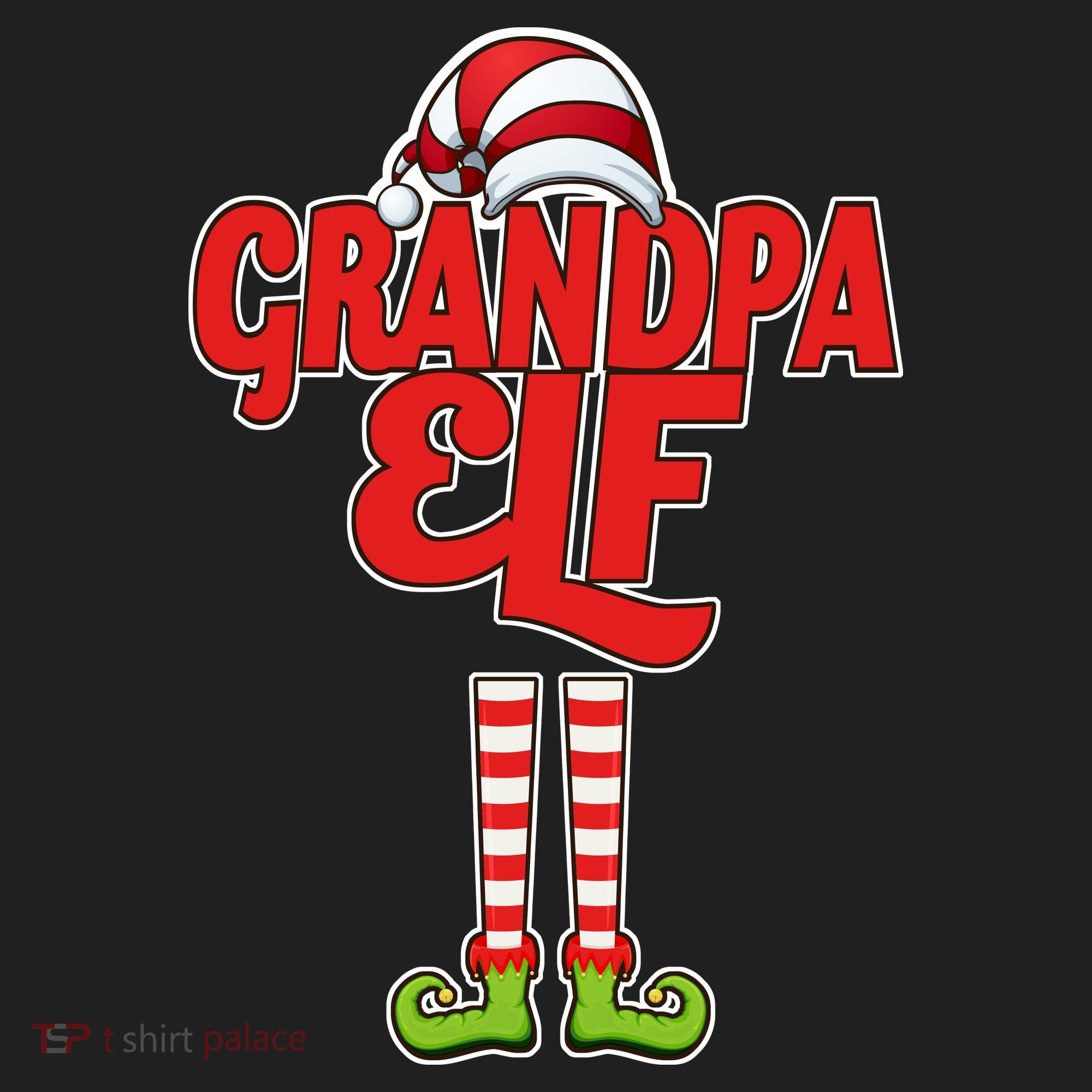 Christmas Grandpa Elf Women's Sweatshirt