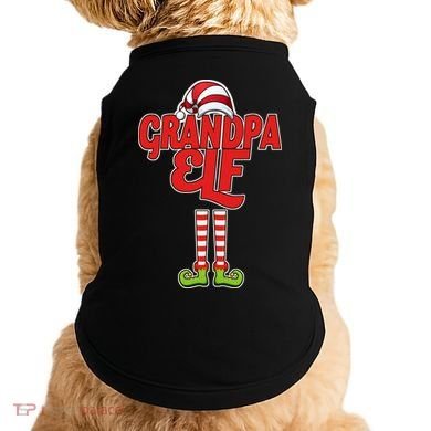 Christmas Grandpa Elf Doggie Tank