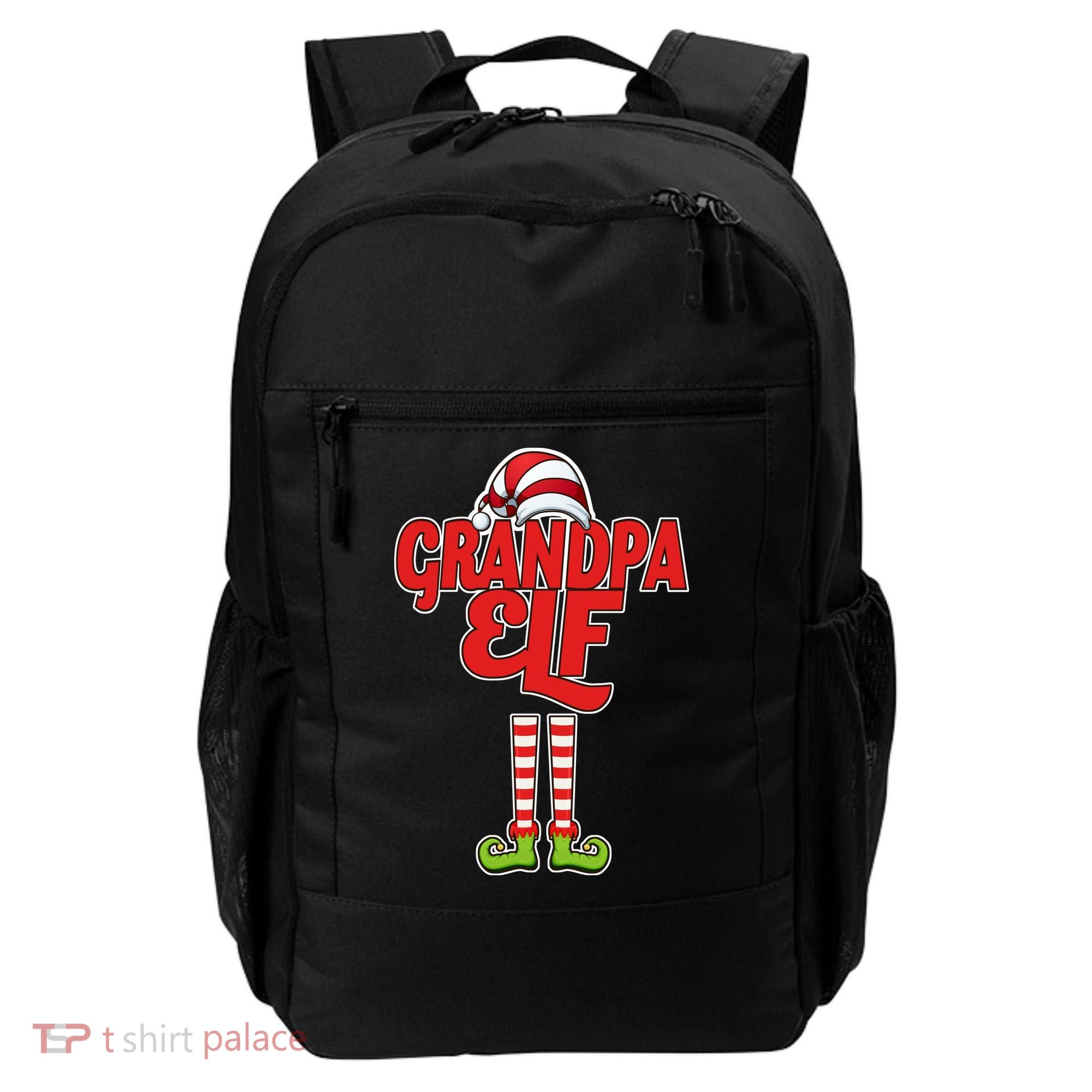 Christmas Grandpa Elf Backpack