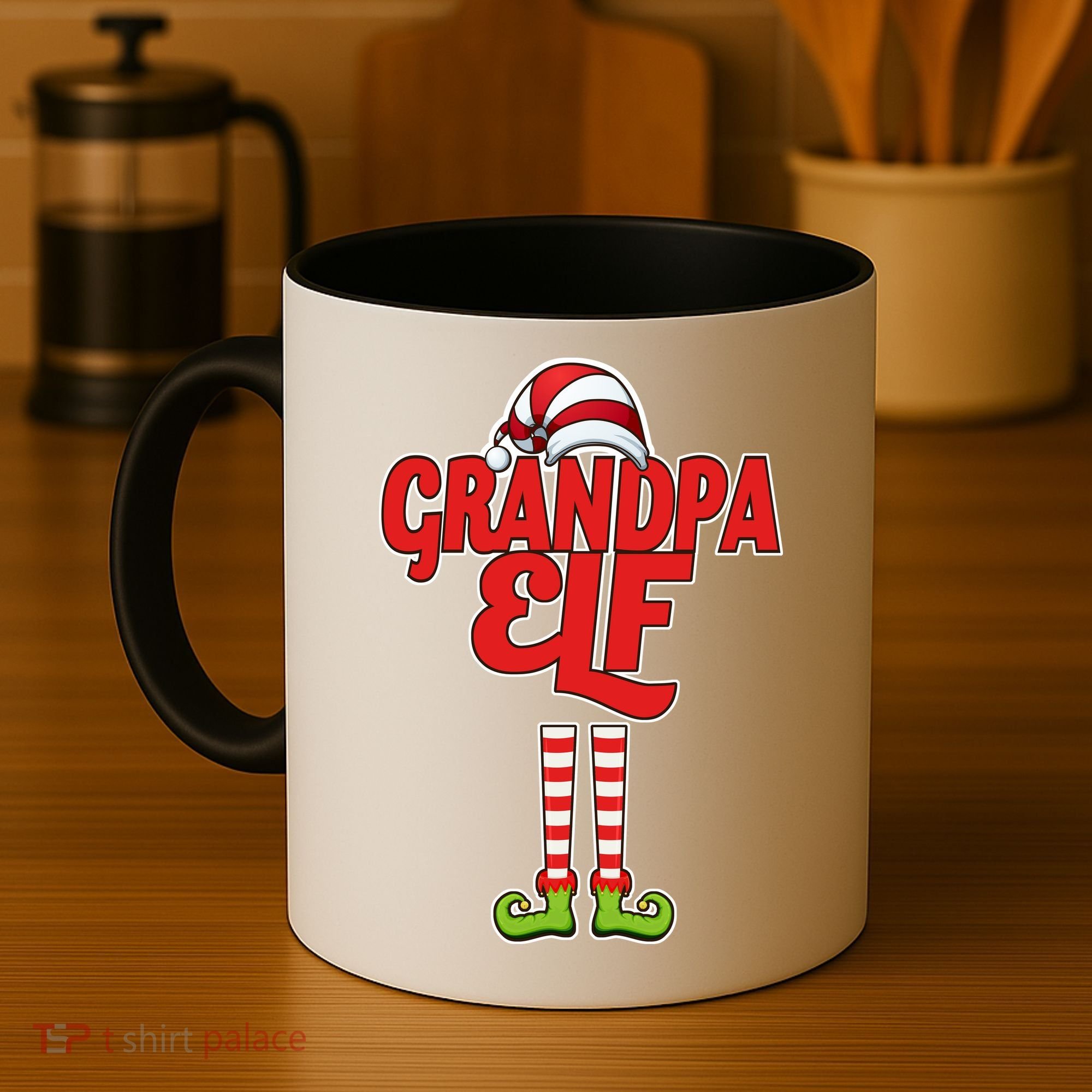 Christmas Grandpa Elf Coffee Mug