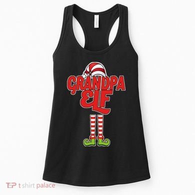 Christmas Grandpa Elf Women's Tank Top