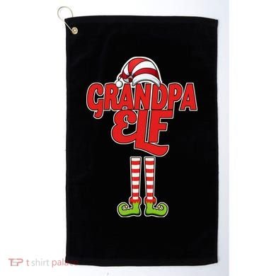 Christmas Grandpa Elf Golf Towel