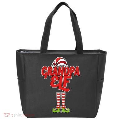 Christmas Grandpa Elf Tote Bag