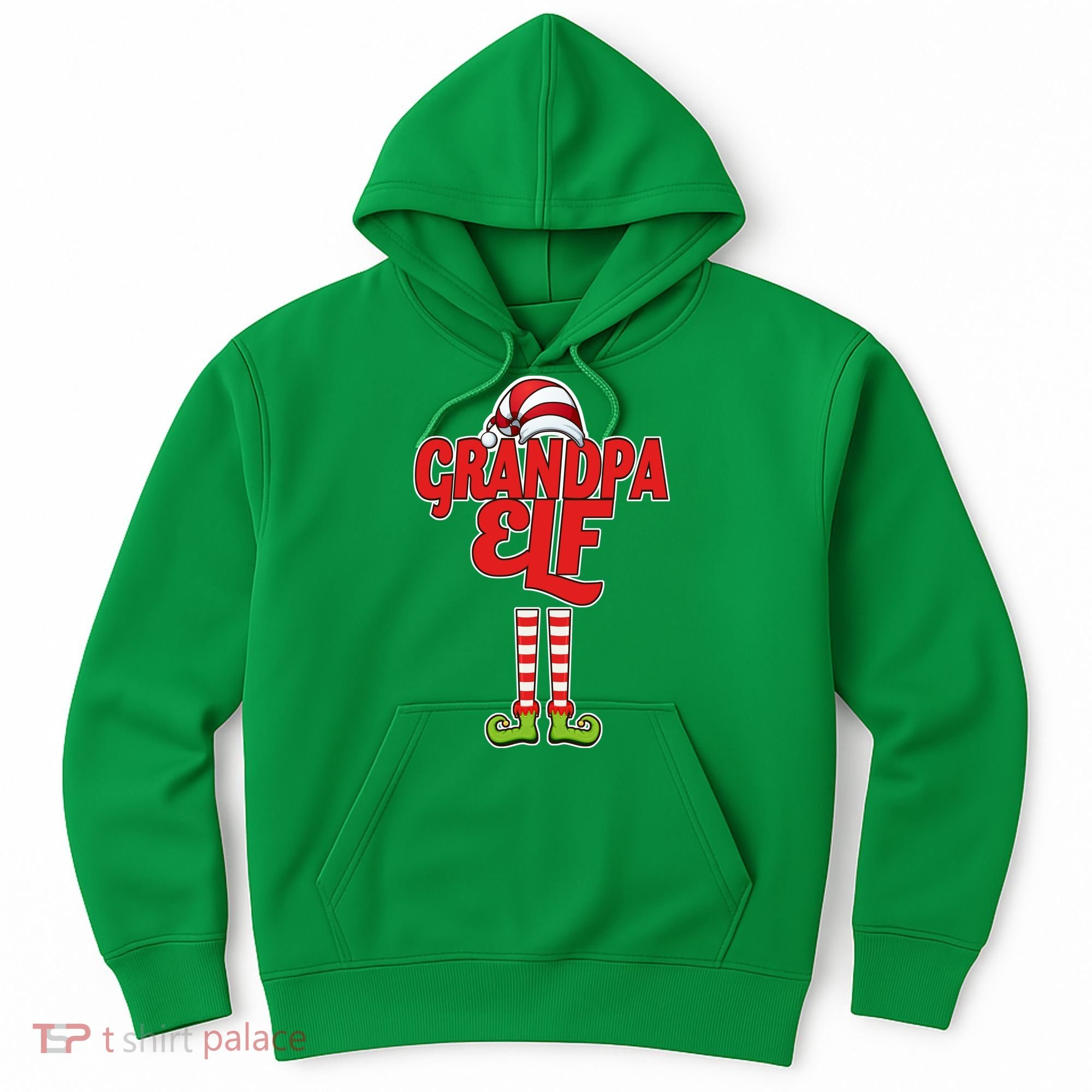 Christmas Grandpa Elf Hoodie