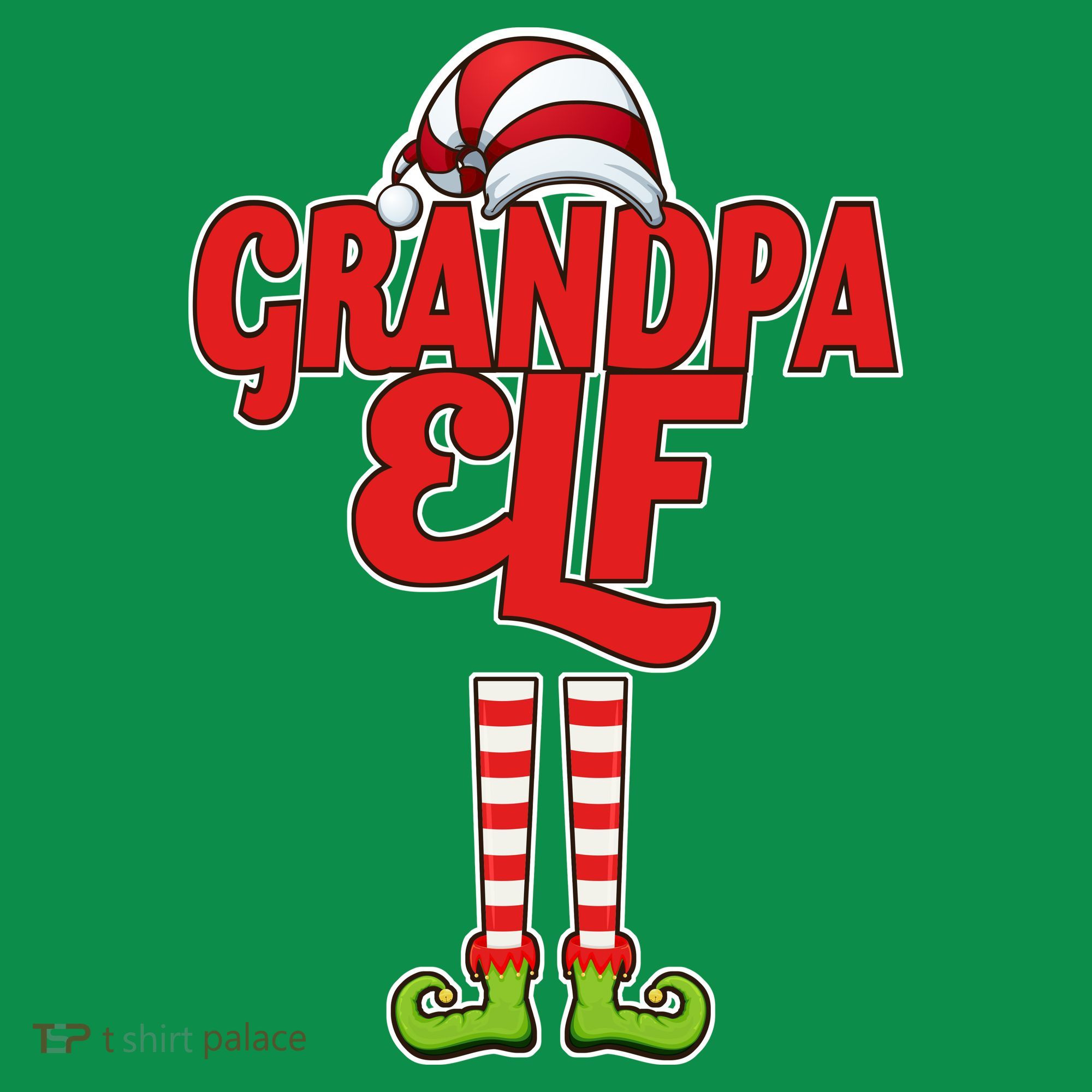 Christmas Grandpa Elf Long Sleeve Shirt