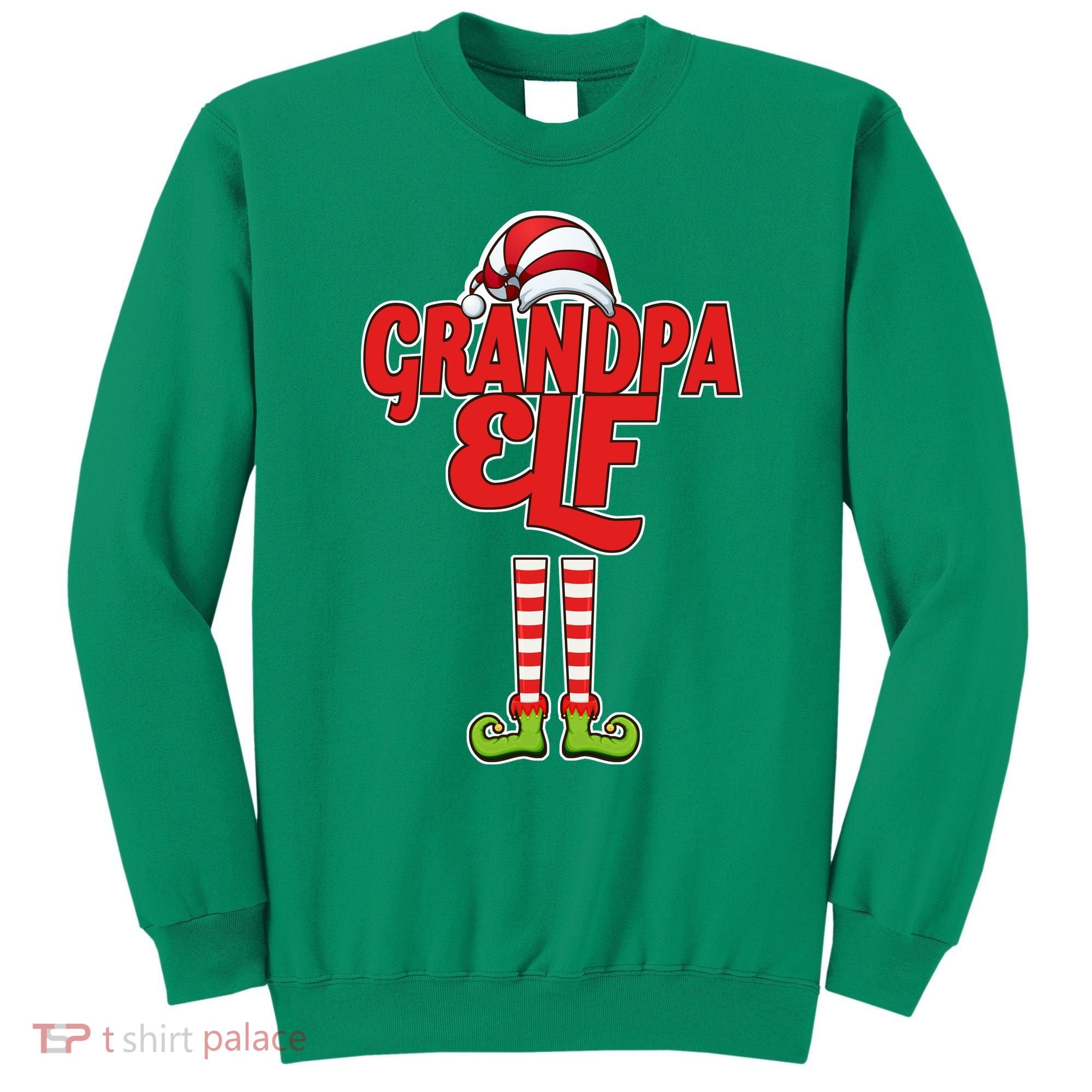 Christmas Grandpa Elf Sweatshirt