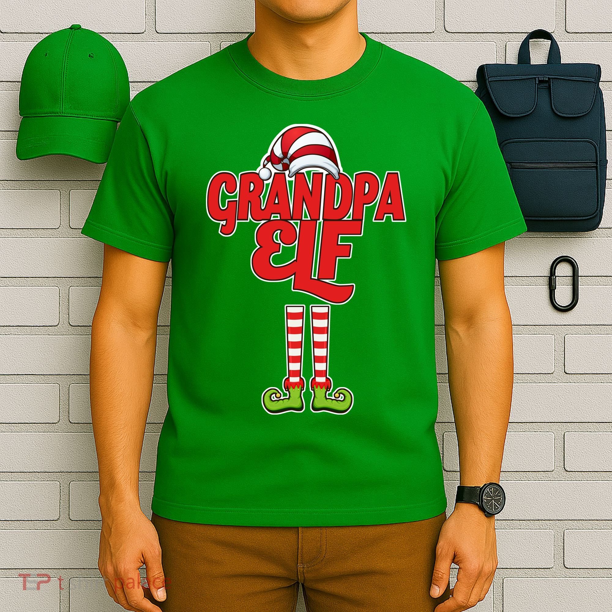 Christmas Grandpa Elf T-Shirt