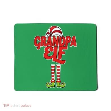 Christmas Grandpa Elf Mousepad