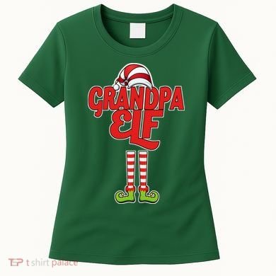 Christmas Grandpa Elf Women's T-Shirt