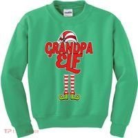 Christmas Grandpa Elf Kids Sweatshirt thumb 0