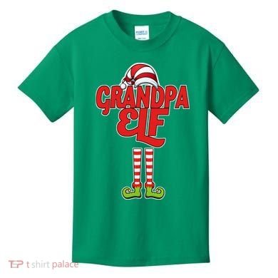 Christmas Grandpa Elf Kids T-Shirt