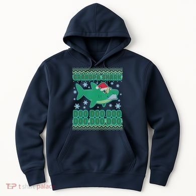Christmas Grandpa Shark Doo Doo Doo Hoodie
