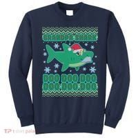 Christmas Grandpa Shark Doo Doo Doo Sweatshirt thumb 0