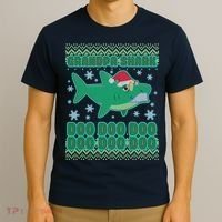 Christmas Grandpa Shark Doo Doo Doo T-Shirt thumb 3