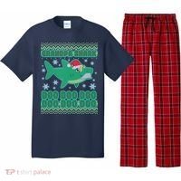 Christmas Grandpa Shark Doo Doo Doo Pajama Set thumb 0