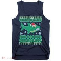 Christmas Grandpa Shark Doo Doo Doo Tank Top thumb 0