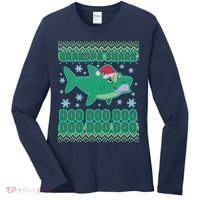 Christmas Grandpa Shark Doo Doo Doo Women's Long Sleeve Shirt thumb 0