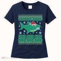 Christmas Grandpa Shark Doo Doo Doo Women's T-Shirt thumb 0