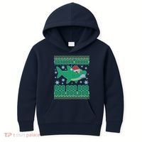 Christmas Grandpa Shark Doo Doo Doo Kids Hoodie thumb 0