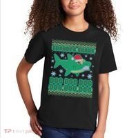Christmas Grandpa Shark Doo Doo Doo Kids T-Shirt thumb 2