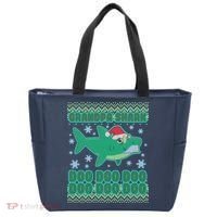 Christmas Grandpa Shark Doo Doo Doo Tote Bag thumb 0