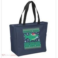 Christmas Grandpa Shark Doo Doo Doo Tote Bag thumb 2