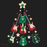 Christmas Guitar Tree  Women's Sweatshirt thumb 2