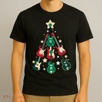 Christmas Guitar Tree  T-Shirt thumb 3