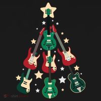 Christmas Guitar Tree  Mousepad thumb 1