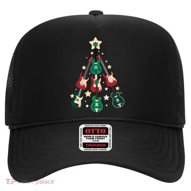Christmas Guitar Tree  Hat