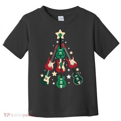 Christmas Guitar Tree  Toddler T-Shirt