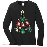 Christmas Guitar Tree  Women's Long Sleeve Shirt thumb 0