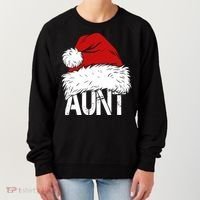 Christmas Hat Santa Aunt Women's Sweatshirt thumb 0