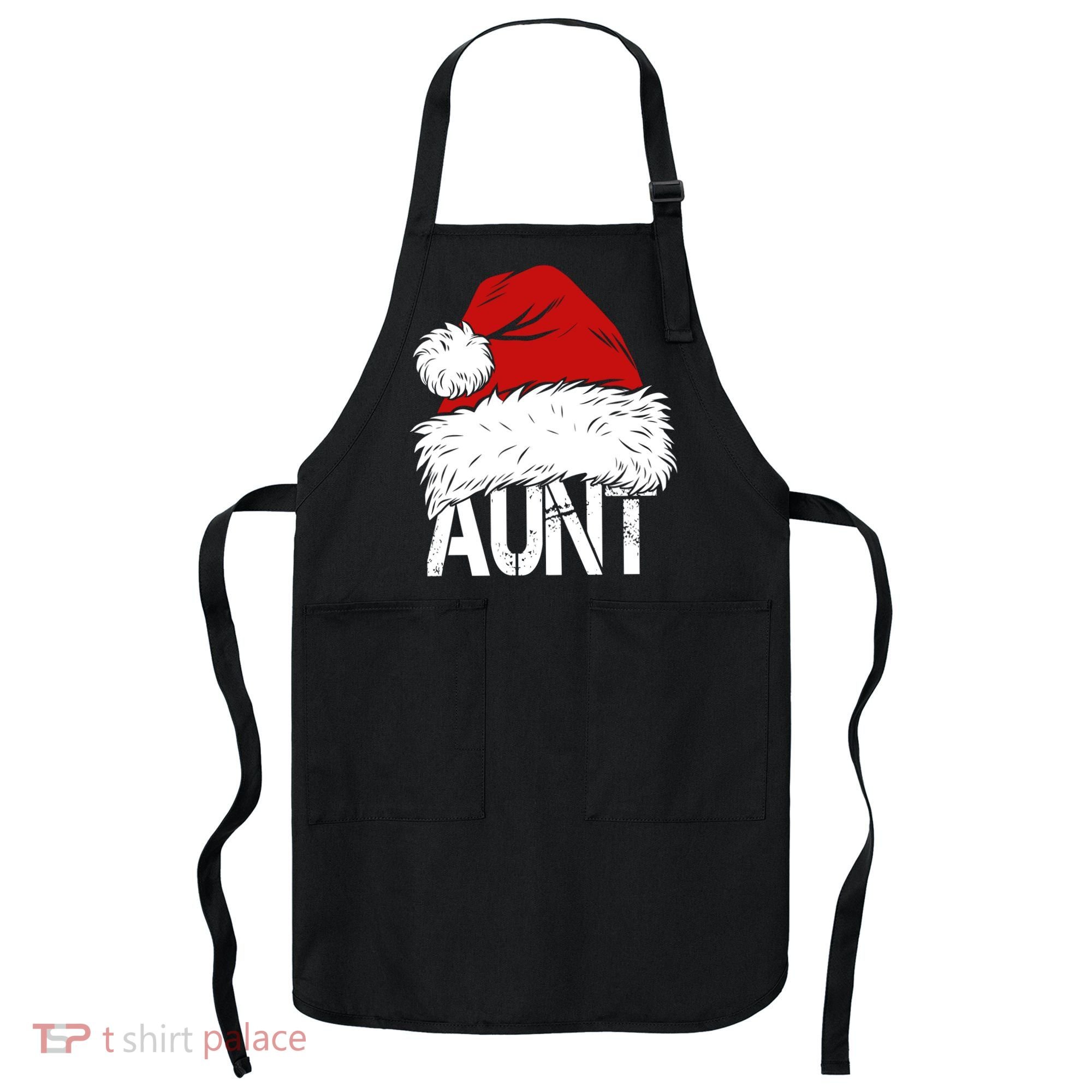 Christmas Hat Santa Aunt Apron