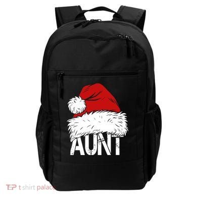 Christmas Hat Santa Aunt Backpack